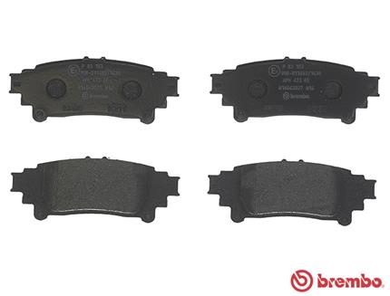 A.B.S. P 83 153 BREMBO Bremsbelagsatz, Scheibenbremse